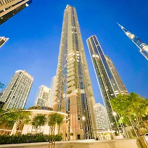  Apartment Downtown Luxury - Stunning Burj Khalifa & Sea View - 5 Minutes Walk To Mall